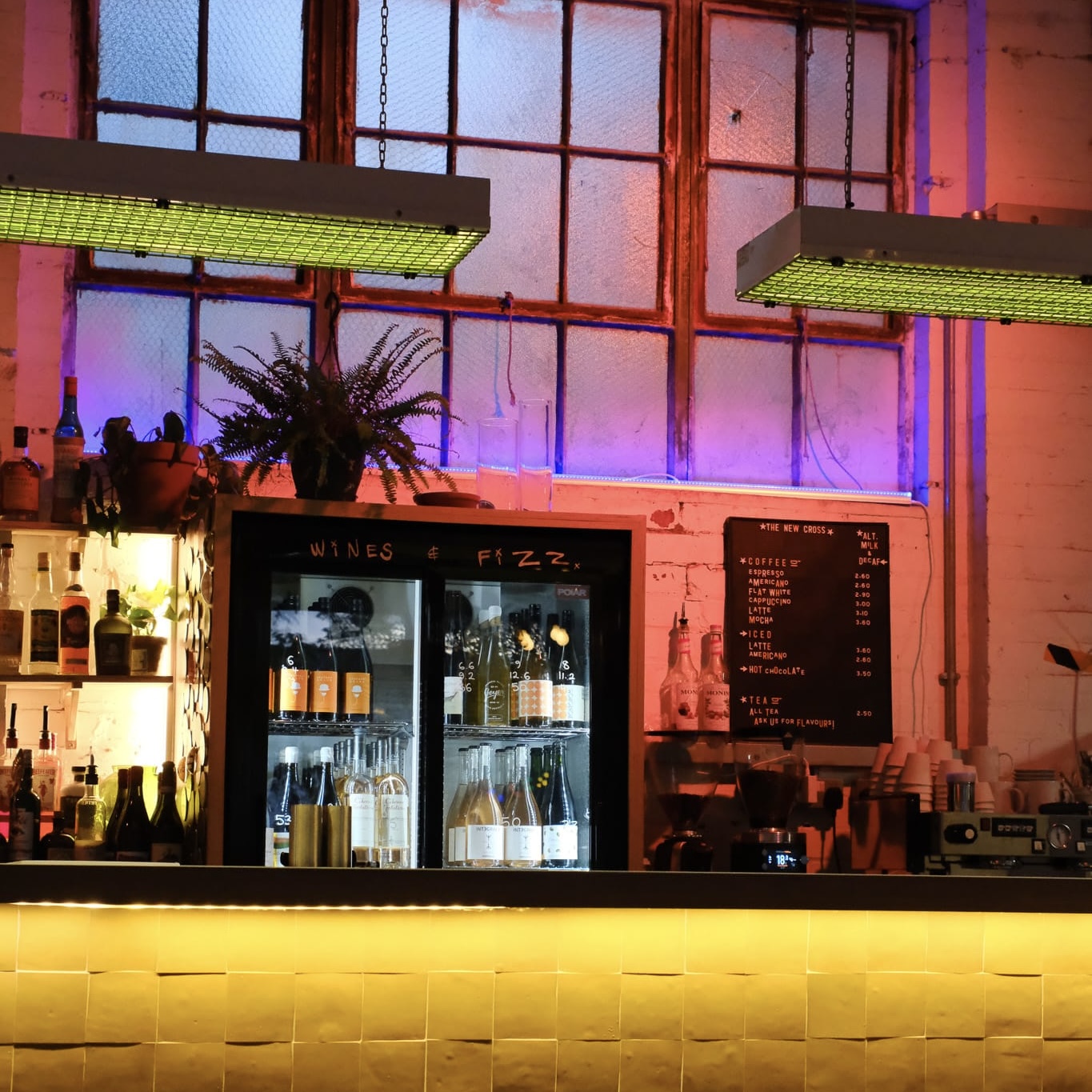 Industrial-chic pop-up bar at The New Cross for networking reception and corporate event hire.