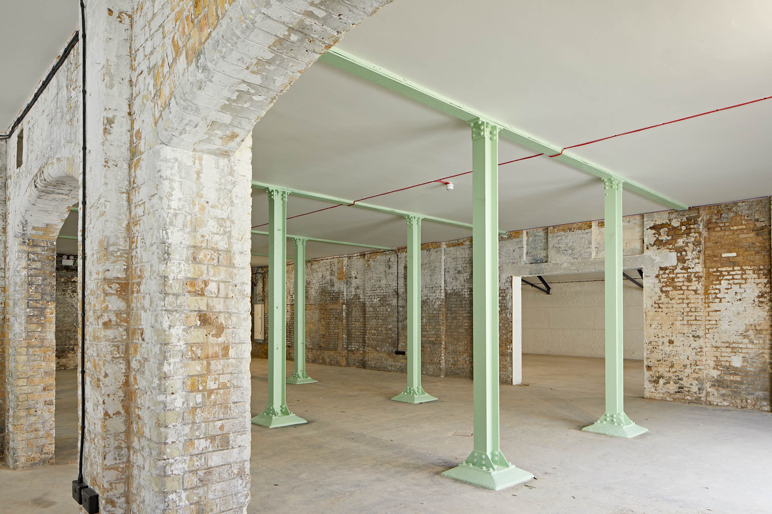 Industrial event space at The Bottle Factory for immersive pop-ups and product launches.