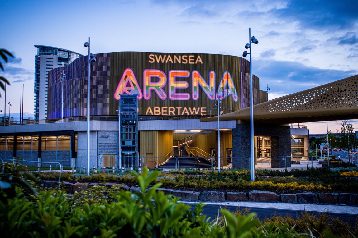 Swansea Arena on the Delegate Wranglers
