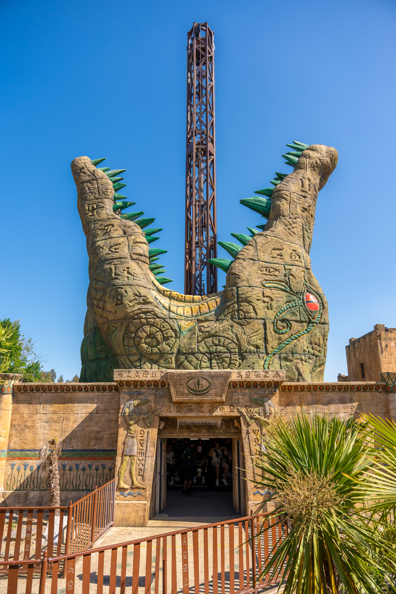 Themed entrance at Exclusive Park Hire, ideal for events and corporate gatherings.