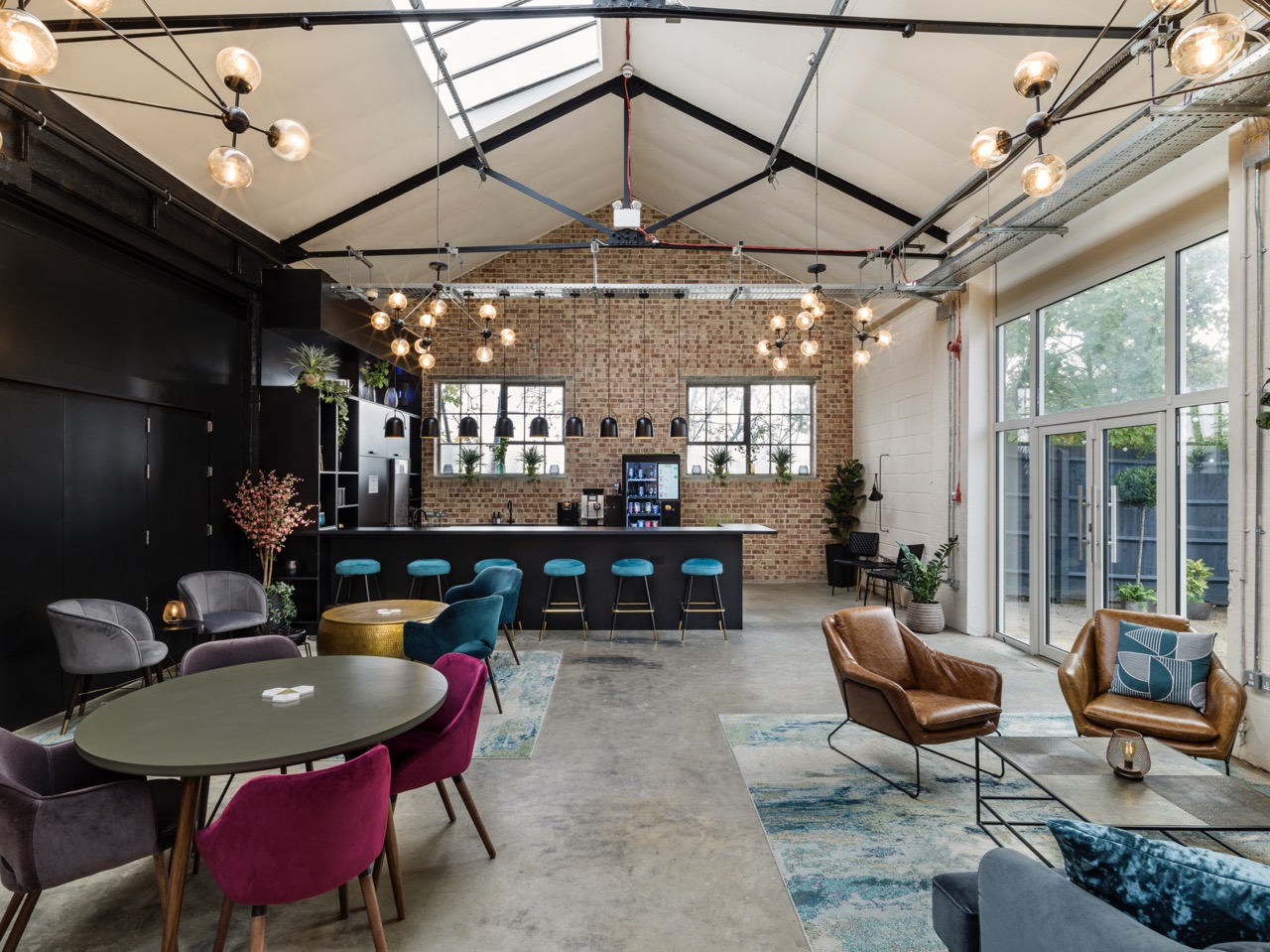 Cosy West London Studio event space with modern design, ideal for gatherings and workshops.