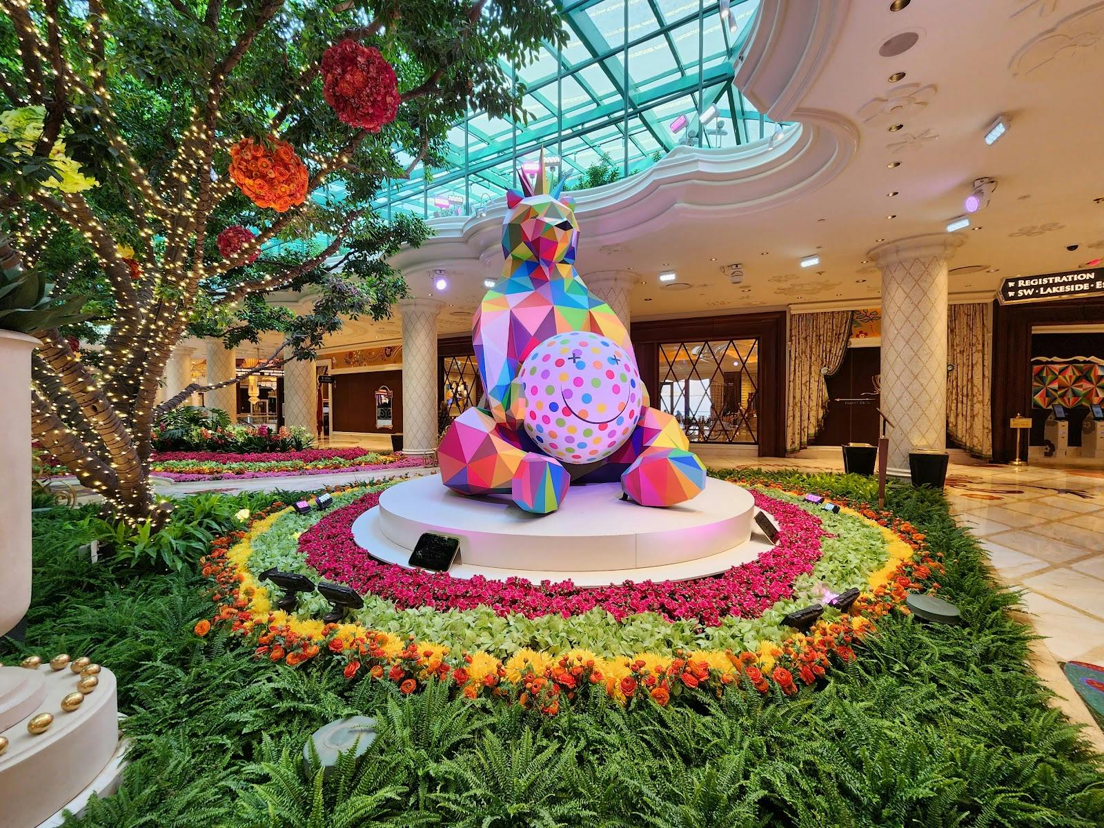 Abruzzi foyer installation at Wynn Las Vegas for luxury event decor and corporate brand activation.
