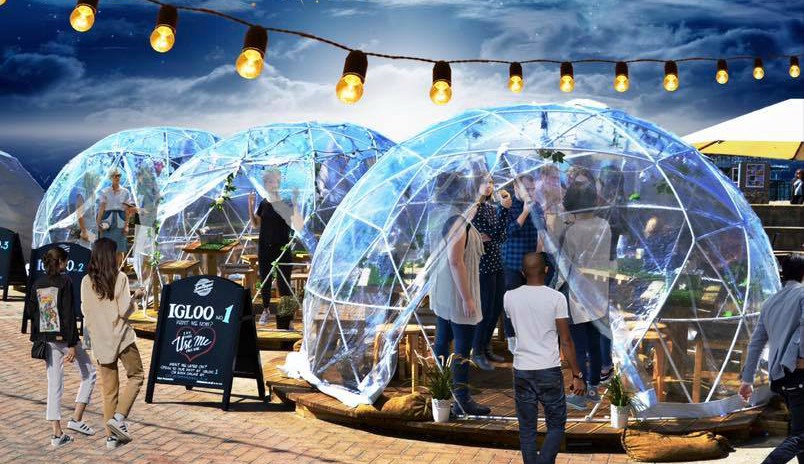 Brighton Beach Igloos | Beachfront ...