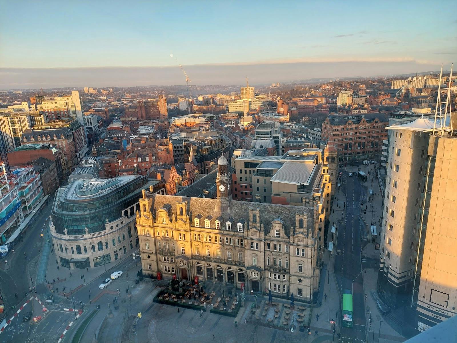 Park Plaza Leeds meeting room with historic architecture for corporate and heritage events.