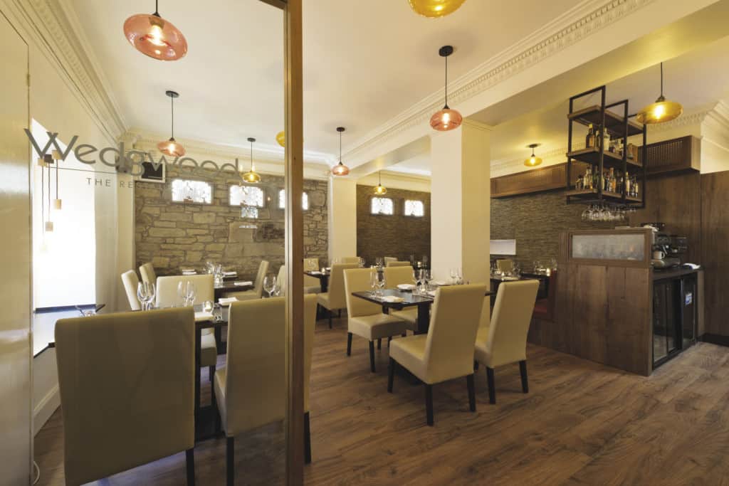 Wedgwood Restaurant dining area for corporate dinners and private networking events.