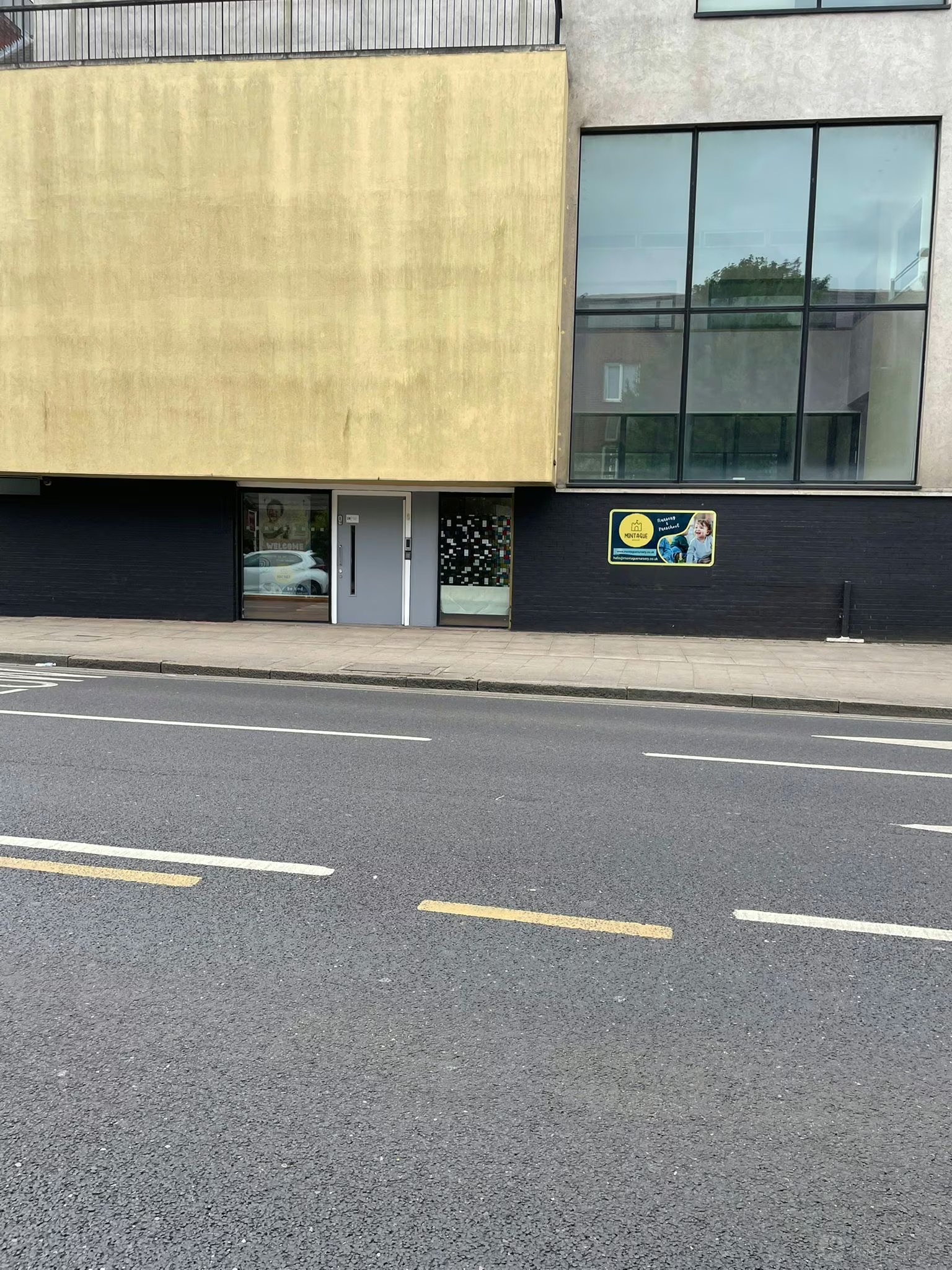 Artblast Kingston studio entrance: low-visibility street access for events and venue logistics.