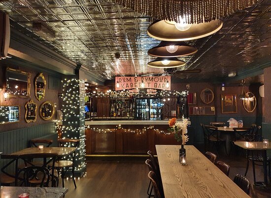 Intimate Basement Bar in Ma Boyle's, cozy decor for events and gatherings.