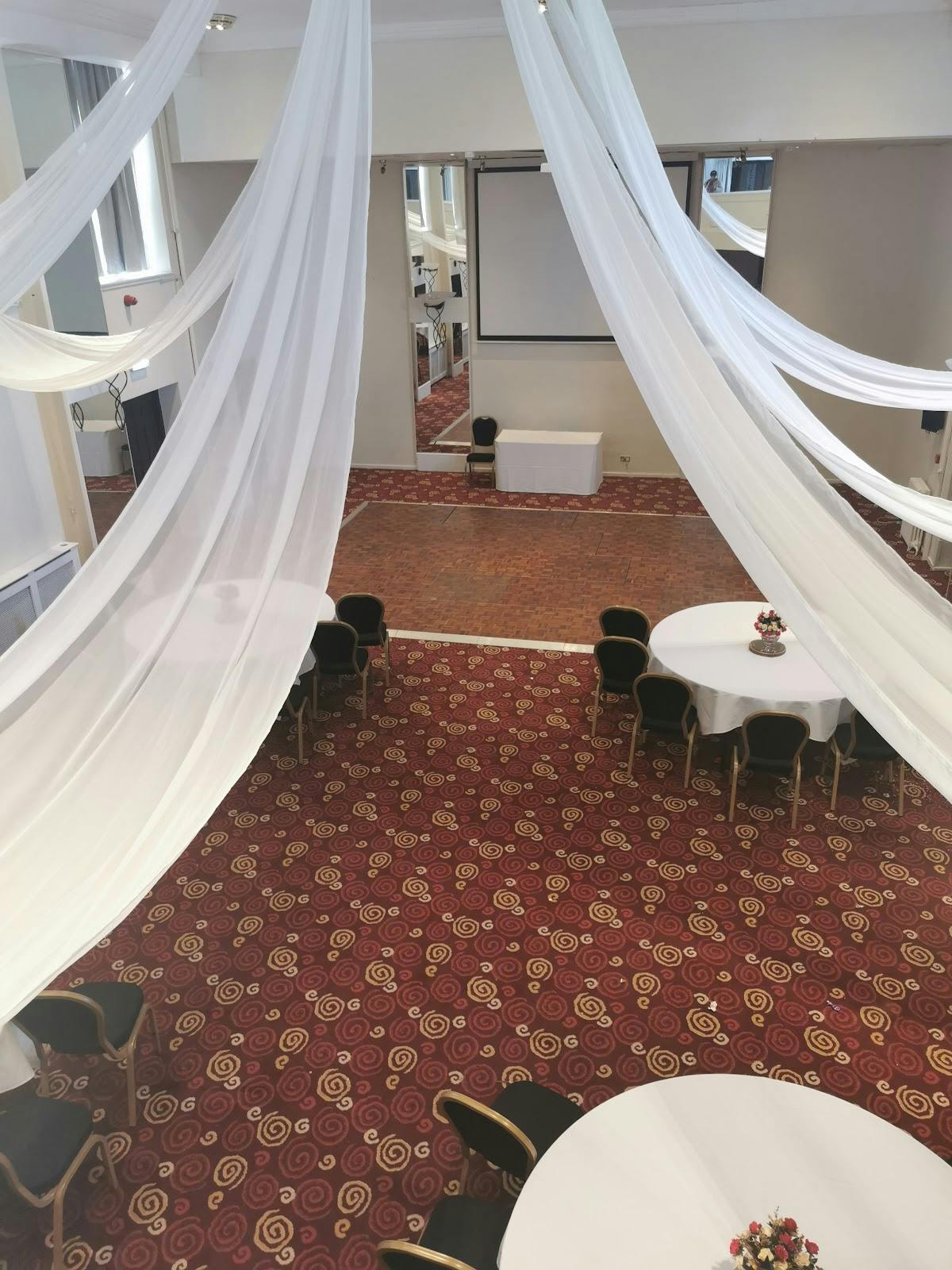 Main meeting room at Mercure Leeds Parkway Hotel for corporate conferences and business events.