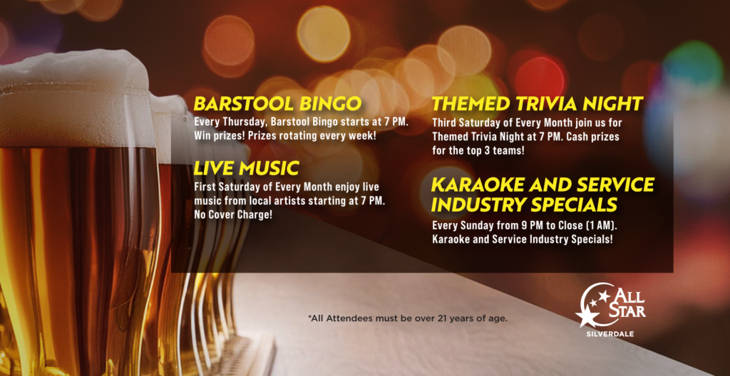 All Star Lanes and Casino | Bar Events - Maverick Gaming Washington