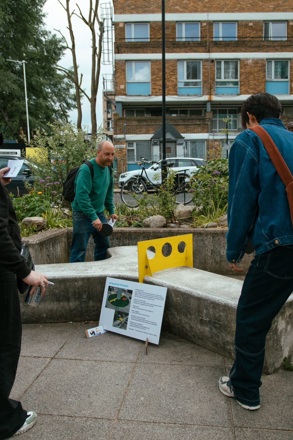 Stockwell Park Estate community outdoor event space setup for event coordination and management.