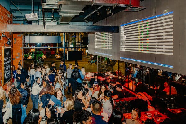 Stock Market Bars in London Show the Gamification of Drinking - The New  York Times
