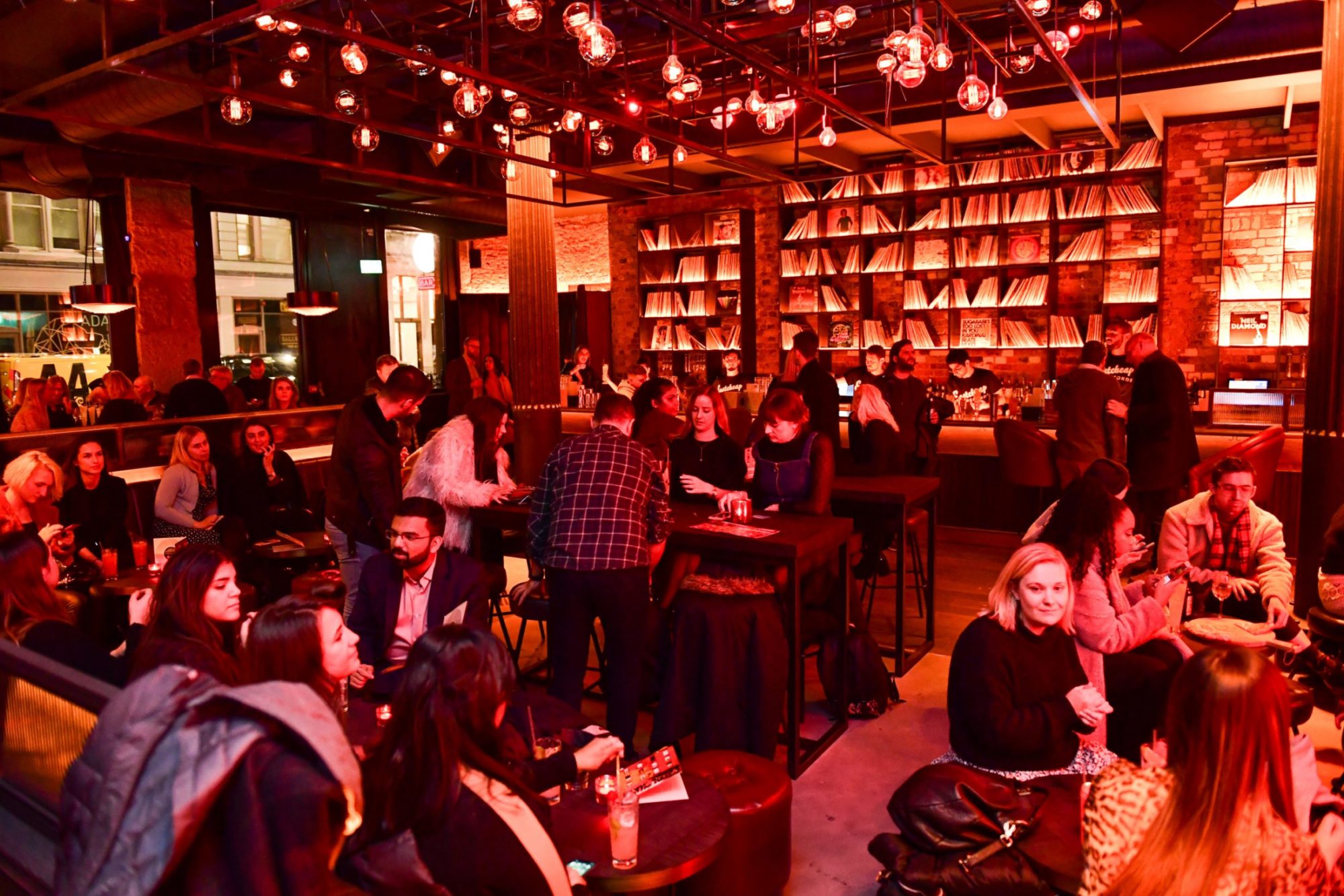 Upstairs at Eastcheap Records: vibrant venue for networking events and social gatherings.