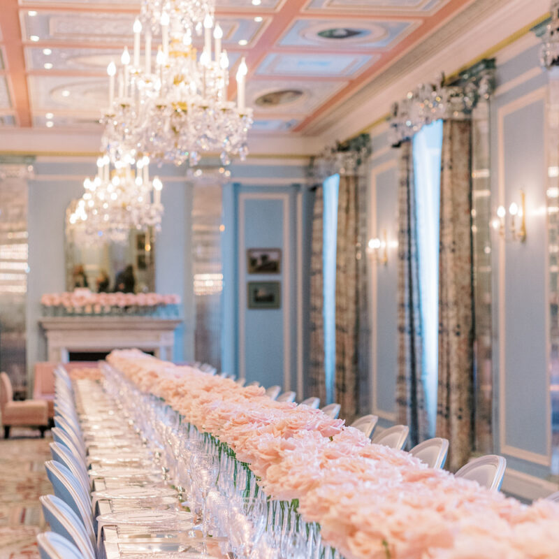 Elegant private dining room at The Lanesborough, perfect for upscale events and gatherings.