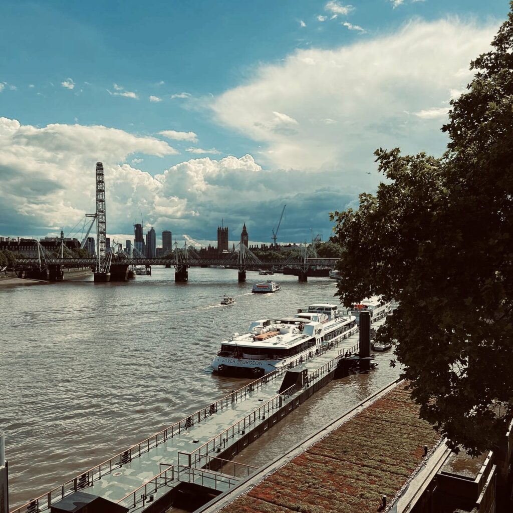Mooring pontoon in Woods Quay, perfect for outdoor networking events by the riverside.