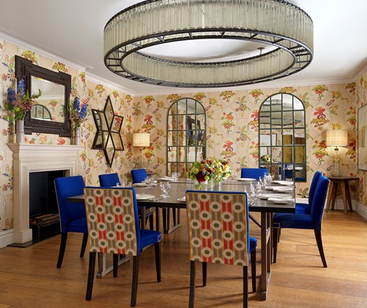 Elegant meeting room at Covent Garden Hotel, perfect for corporate events and gatherings.