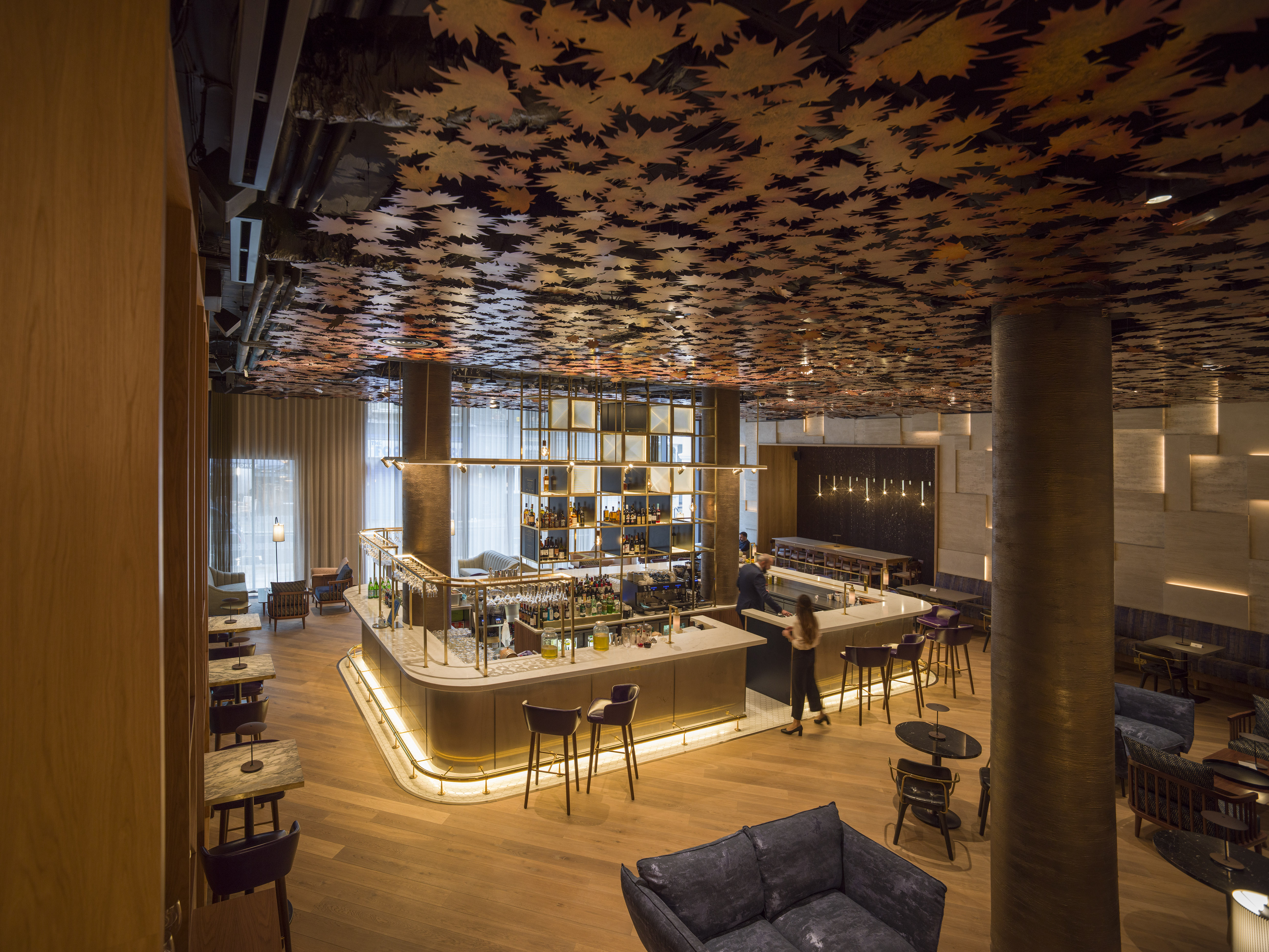 Sycamore Bar at Middle Eight: elegant venue for networking and intimate gatherings.