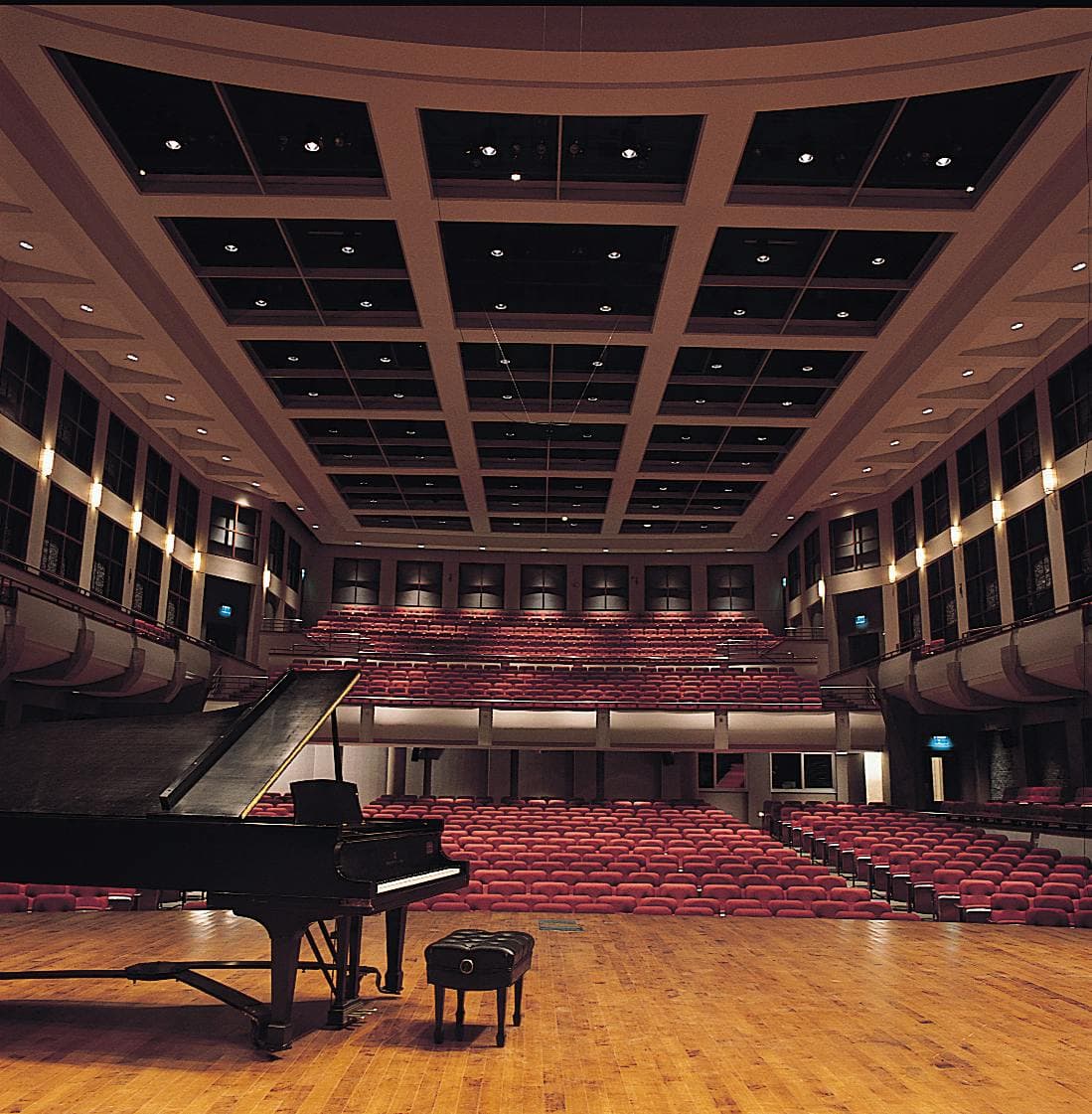 Alys Stephens Center theater stage for corporate presentations and performing arts events.