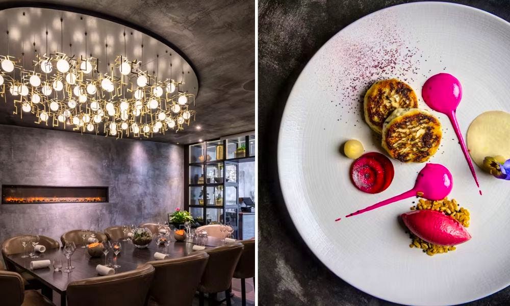 Opheem private dining room for high-end corporate board meetings and premium chef-driven events.