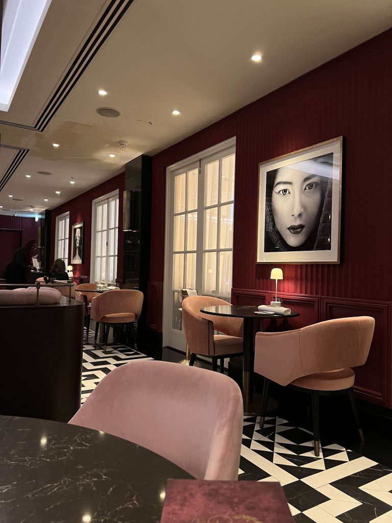 Sophisticated restaurant meeting space with elegant decor, ideal for networking events.