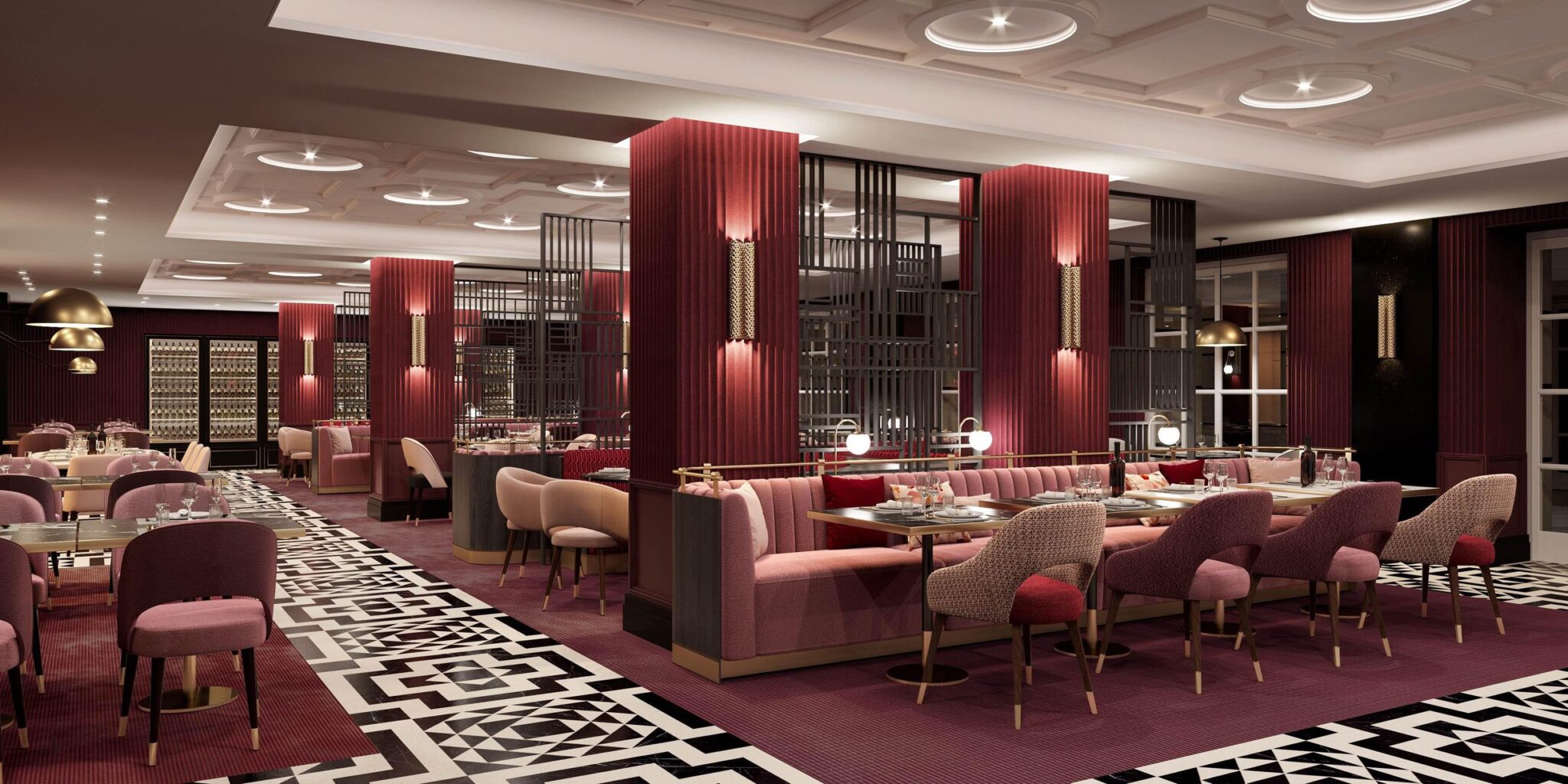 Sophisticated bar in The Pem, ideal for upscale events and corporate gatherings.