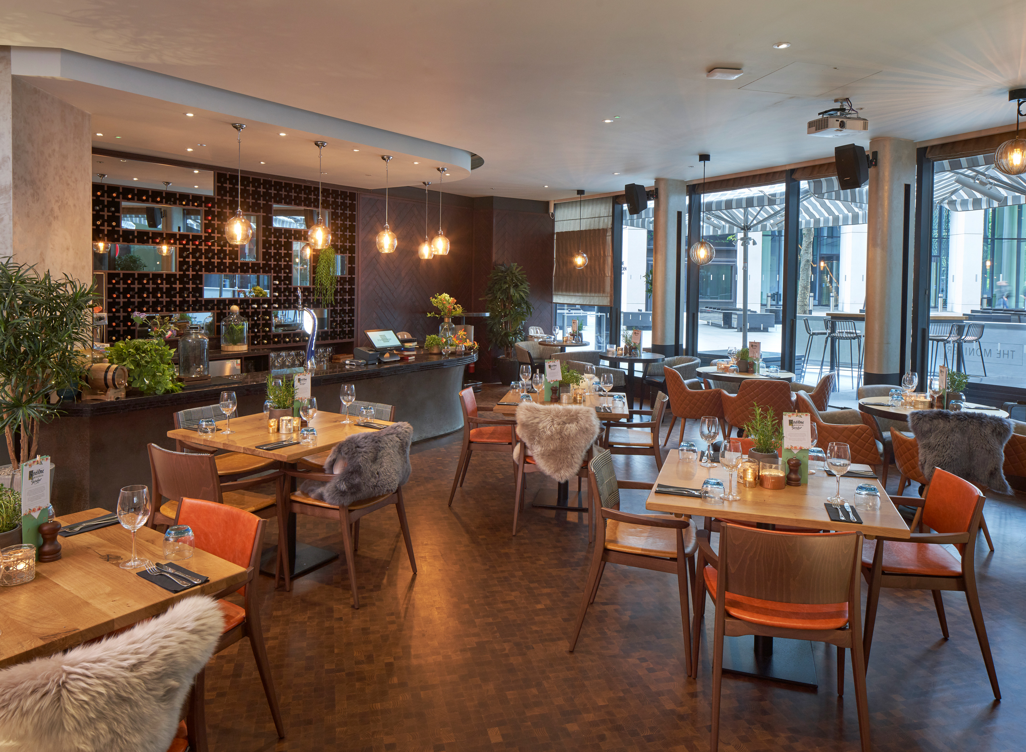 Sophisticated corporate venue for team dinners and networking receptions at The Moniker.