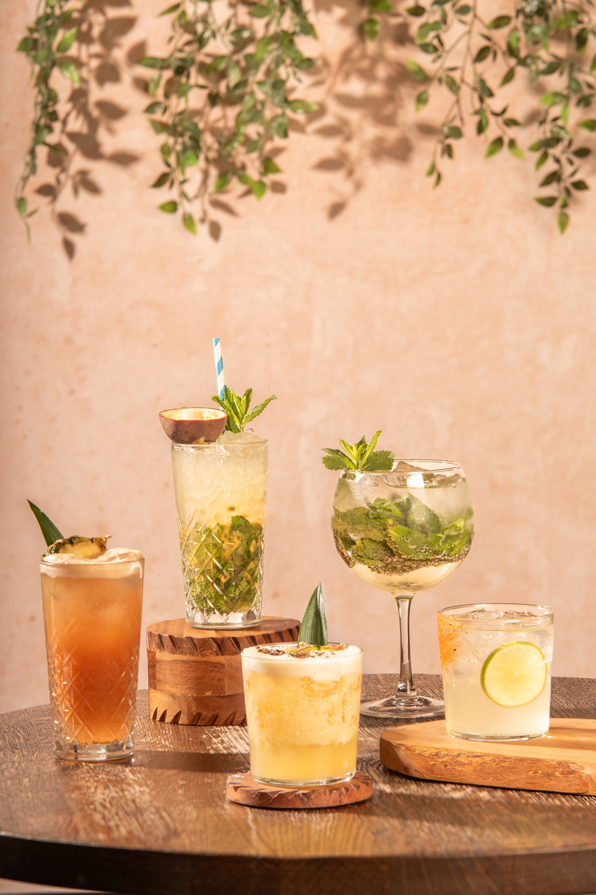 Private cocktail seating area at Turtle Bay Hammersmith for events and social gatherings.
