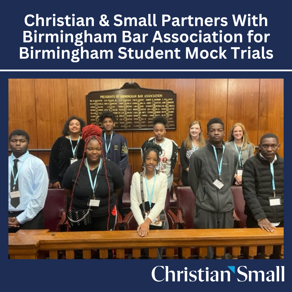 Mock courtroom student forum at University of Law Birmingham for legal professional development.