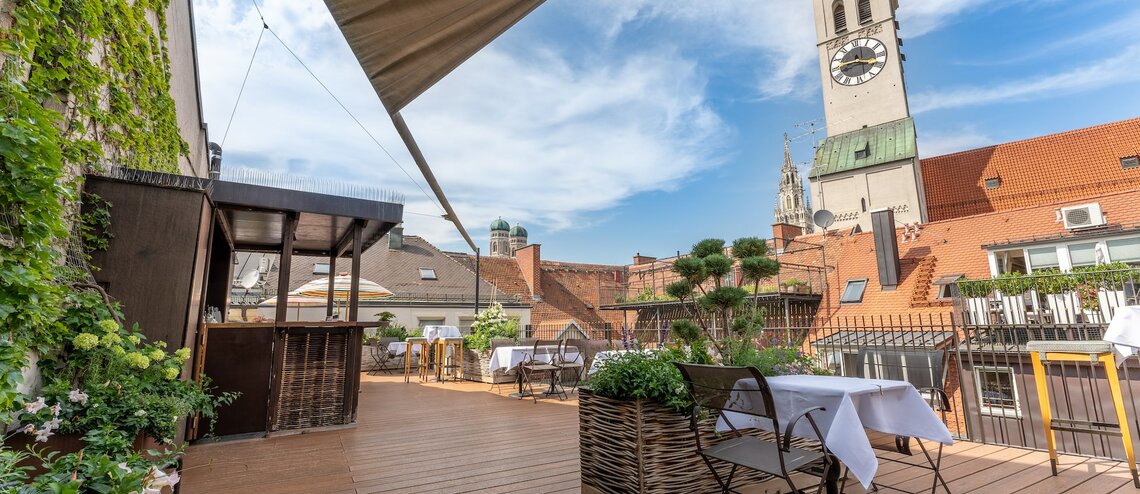 Rooftop Bar in München – LOUIS Hotel