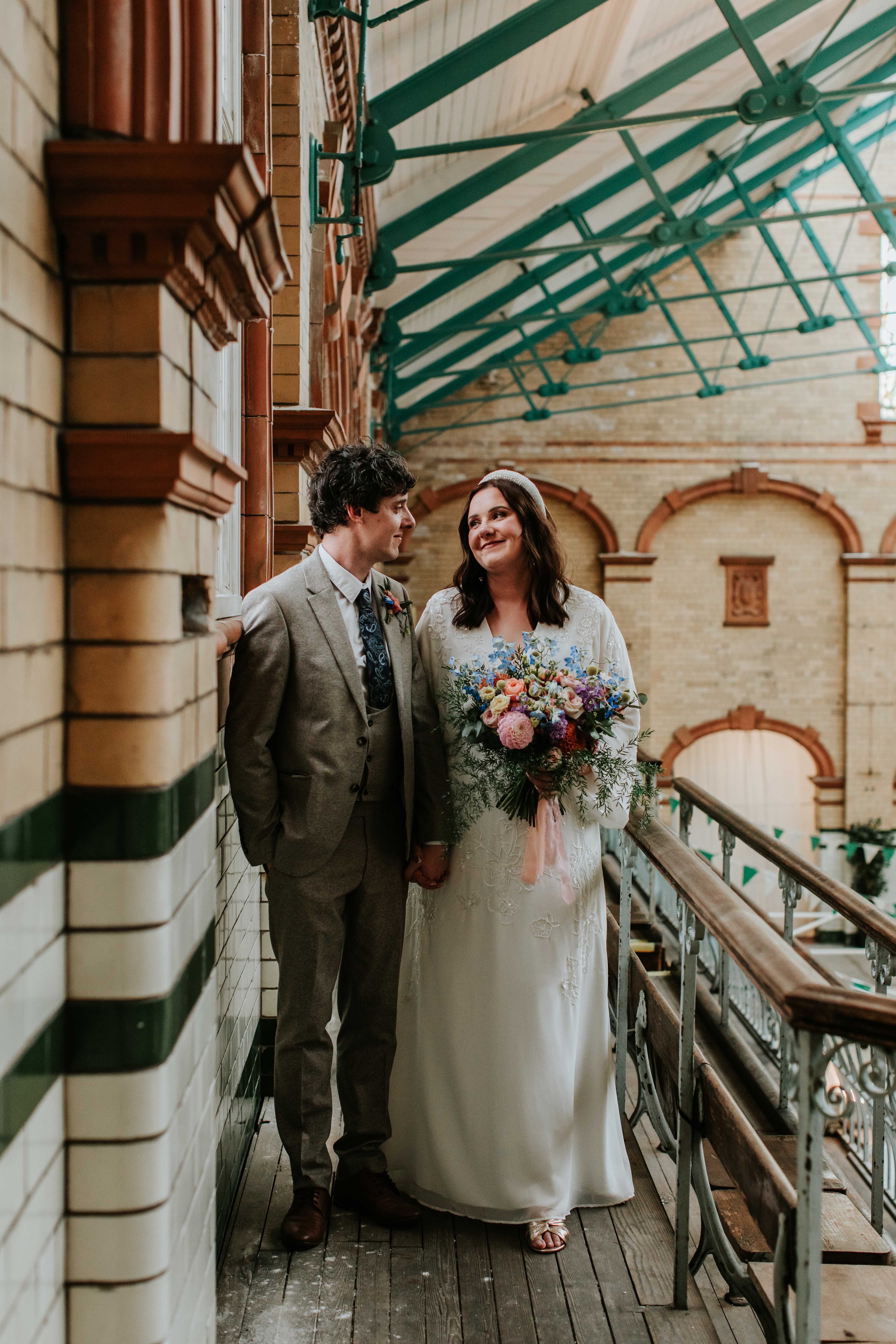 Victoria Baths Gala Pool: industrial-chic architecture for weddings and corporate events.