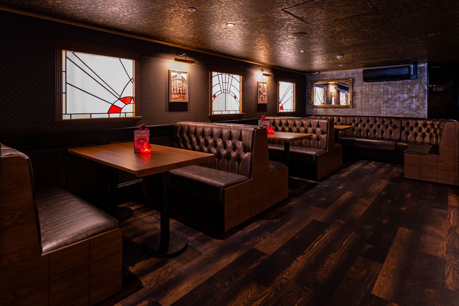 Intimate venue in Peaky Blinders Manchester, ideal for networking and social gatherings.