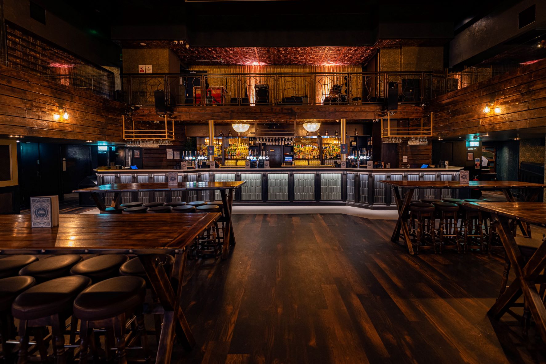 Full Venue Hire at Peaky Blinders Manchester with stylish bar for events and parties.
