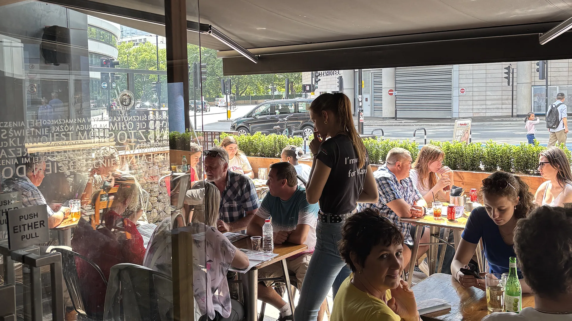 Vibrant café scene at The Terrace, ideal for networking events and casual gatherings.