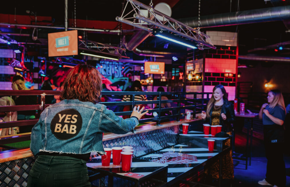Energetic venue in Birmingham for trendy social events and team-building activities.