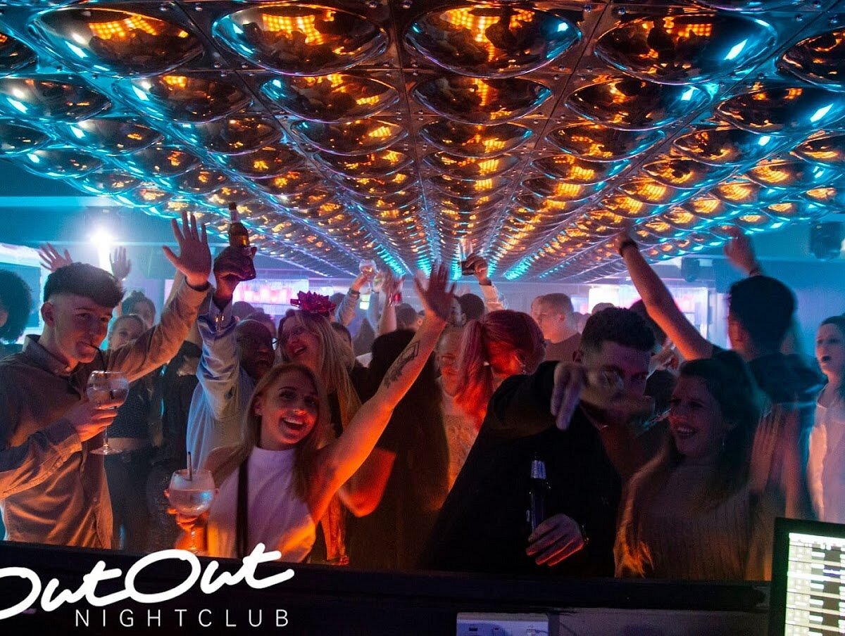 Vibrant nightlife at OutOut Nightclub for energetic events and social gatherings.