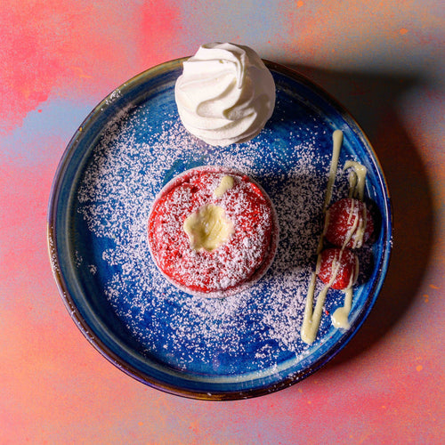 Refined plated dessert for gala menu or VIP banquet at The Urban Chocolatier Kentish Town.