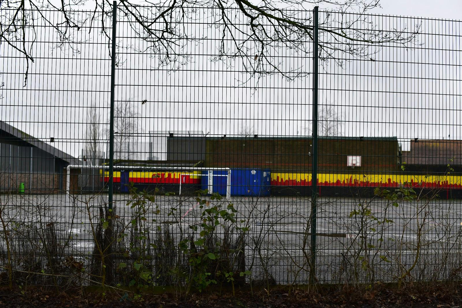 William Ellis School sports pitch: outdoor event venue for logistics-focused event planning.