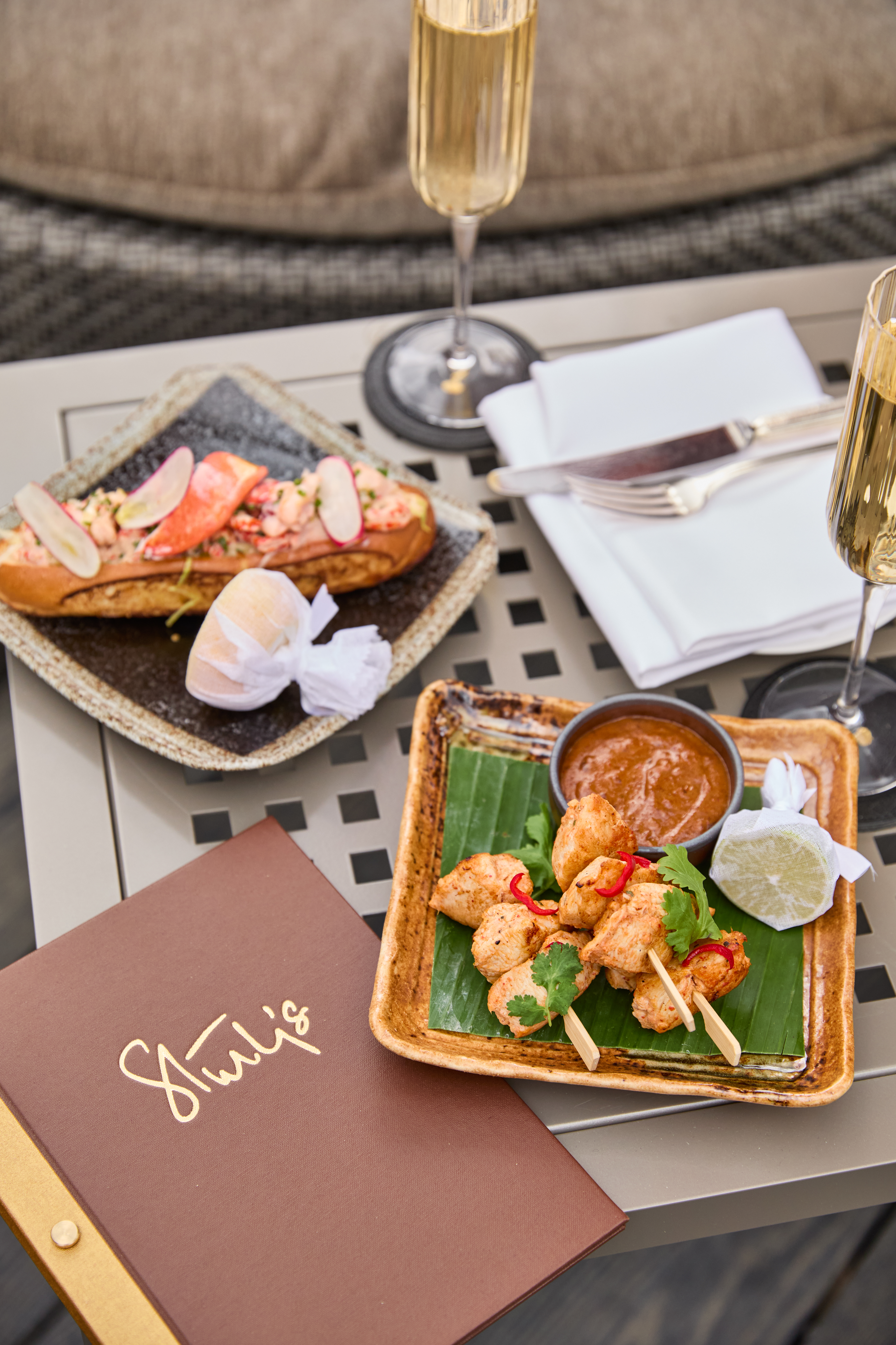 Elegant table setting at Stanleys, Chesterfield Mayfair Hotel for corporate dining events.