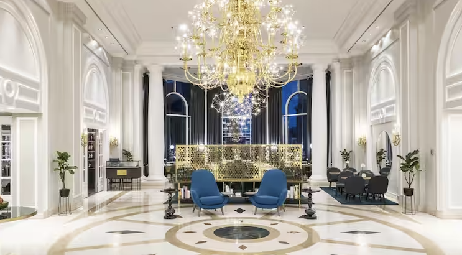 Maya in upscale meeting space at Hilton Brussels, ideal for professional events and networking.
