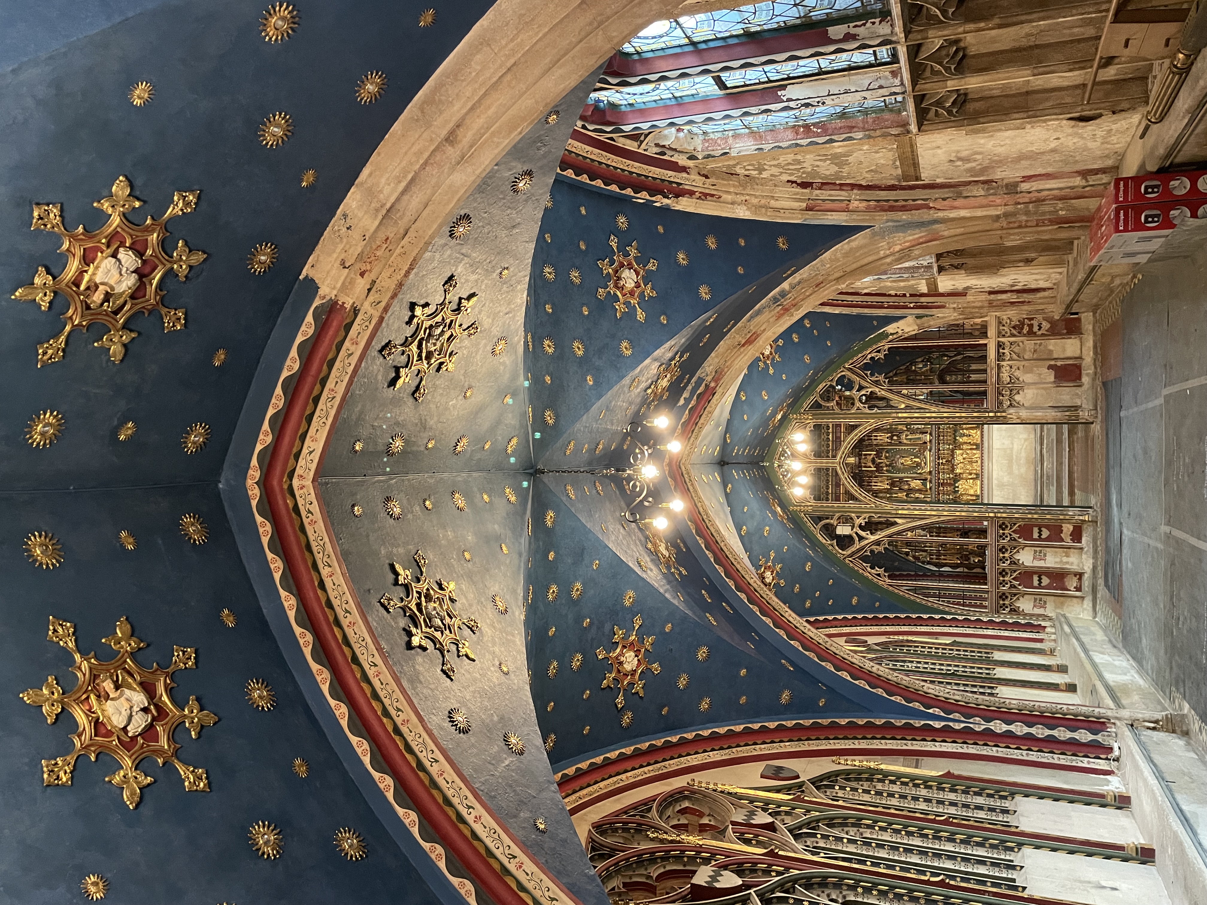 Beautiful vaulted ceiling at St Mary Magdalene's, perfect for elegant events in Grand Junction.