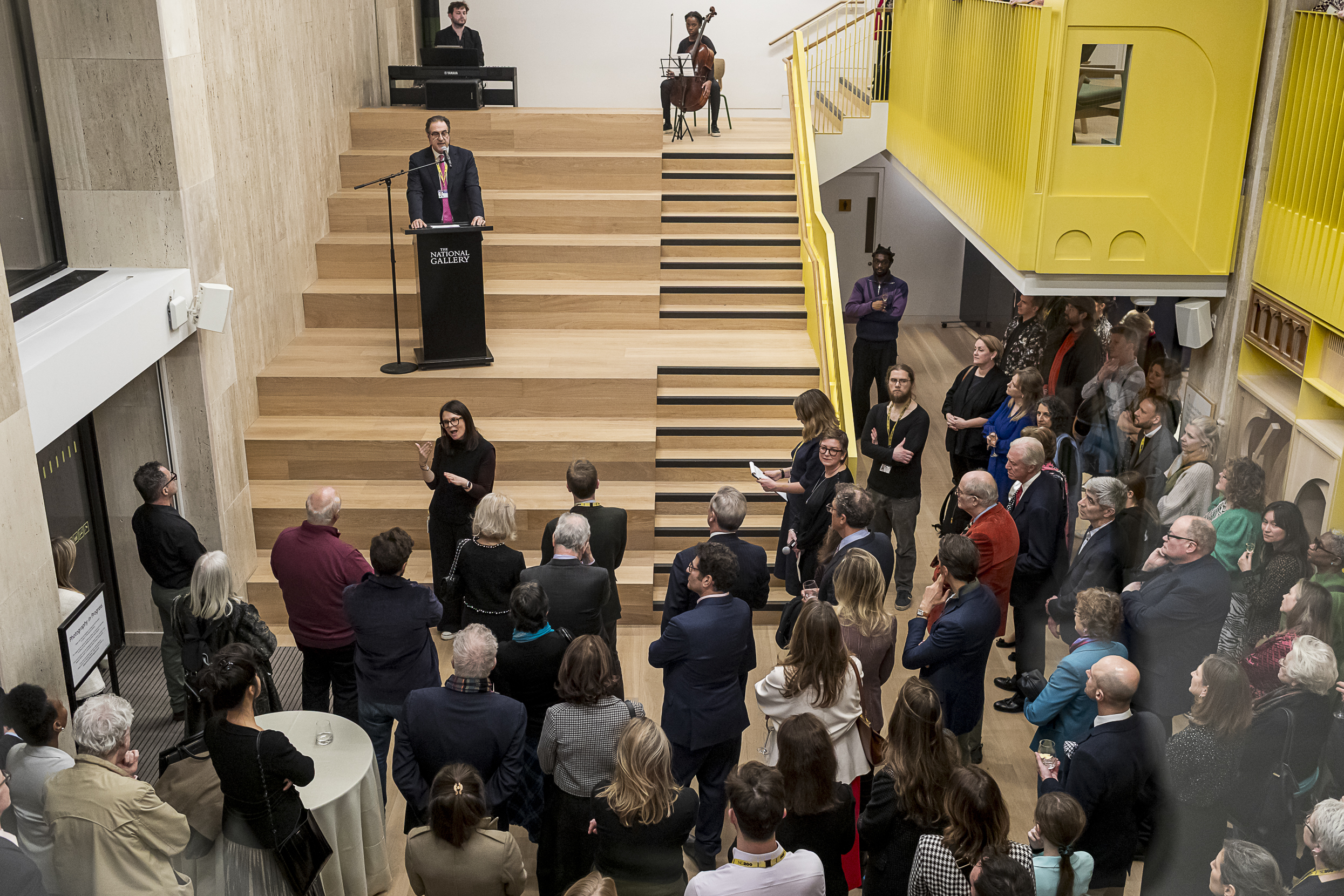 Roden Centre event with engaging speaker and vibrant decor, perfect for networking.