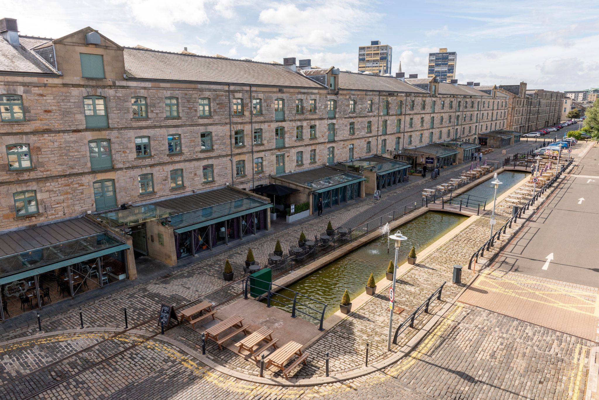 M3 The Workshop, Edinburgh Leith: charming waterfront venue for events and receptions.