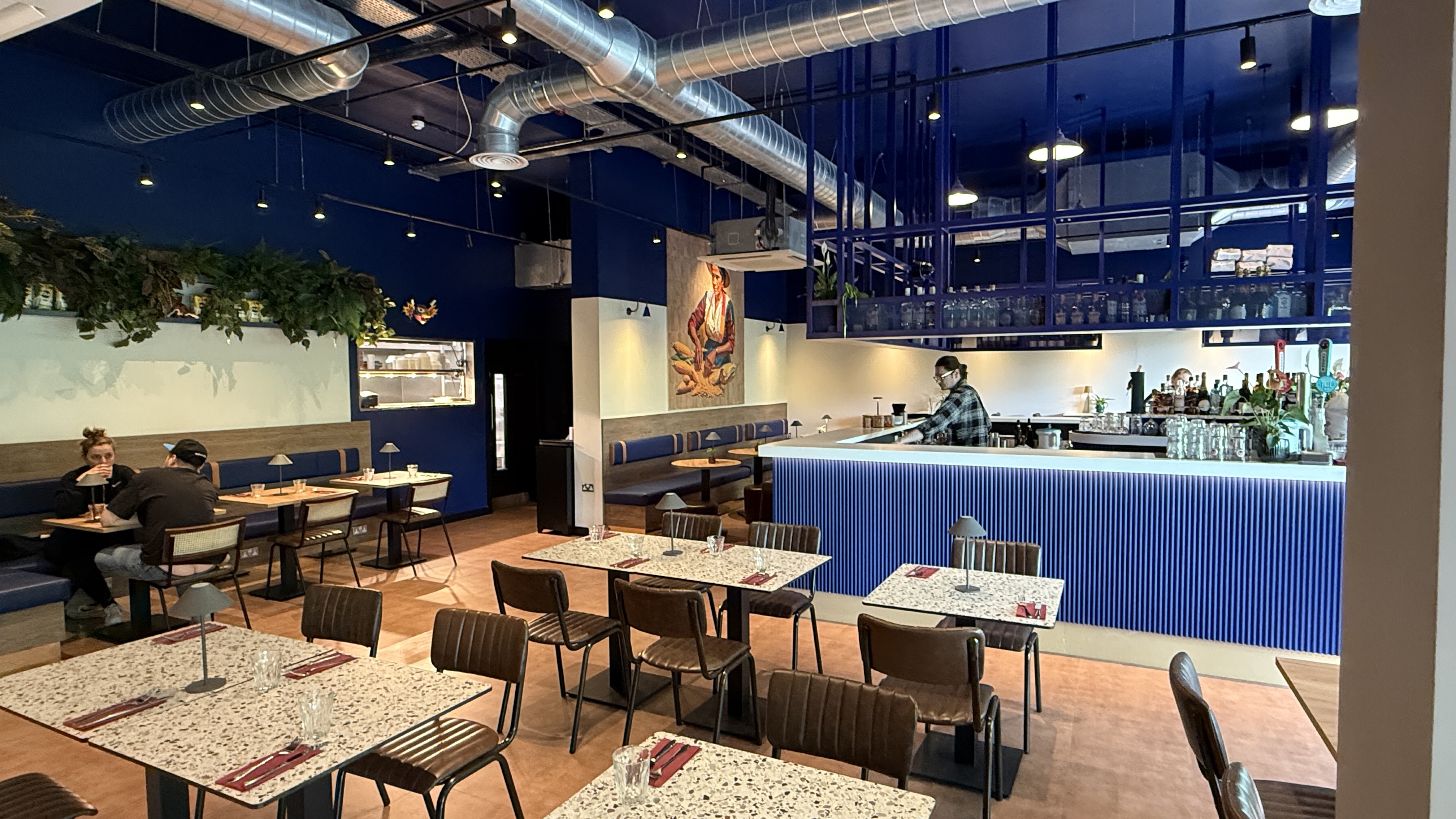Vibrant full restaurant hire at Arepa & Co, ideal for meetings and events.