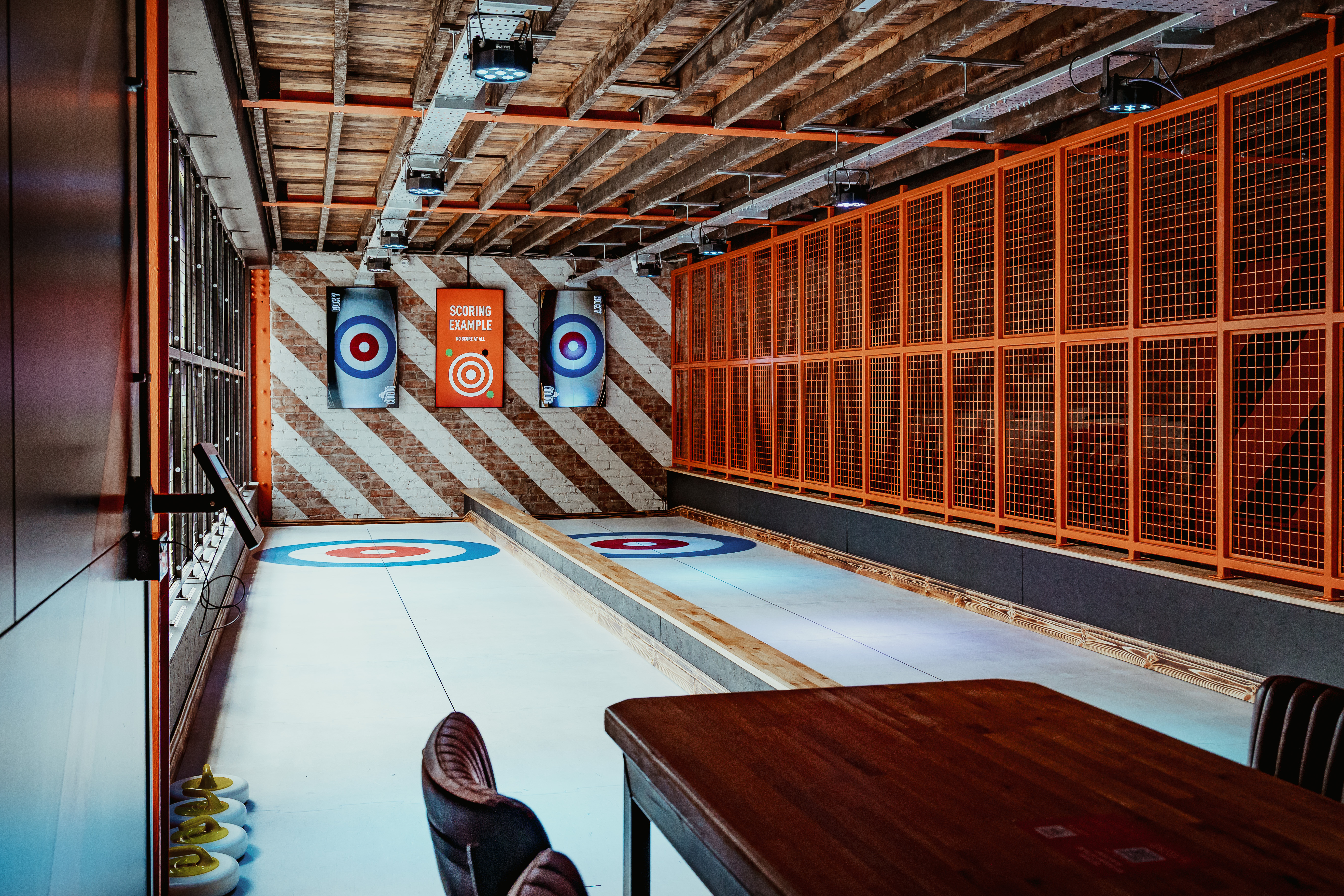 Vibrant balcony at Roxy Ball Room, Manchester, ideal for corporate events and team-building.