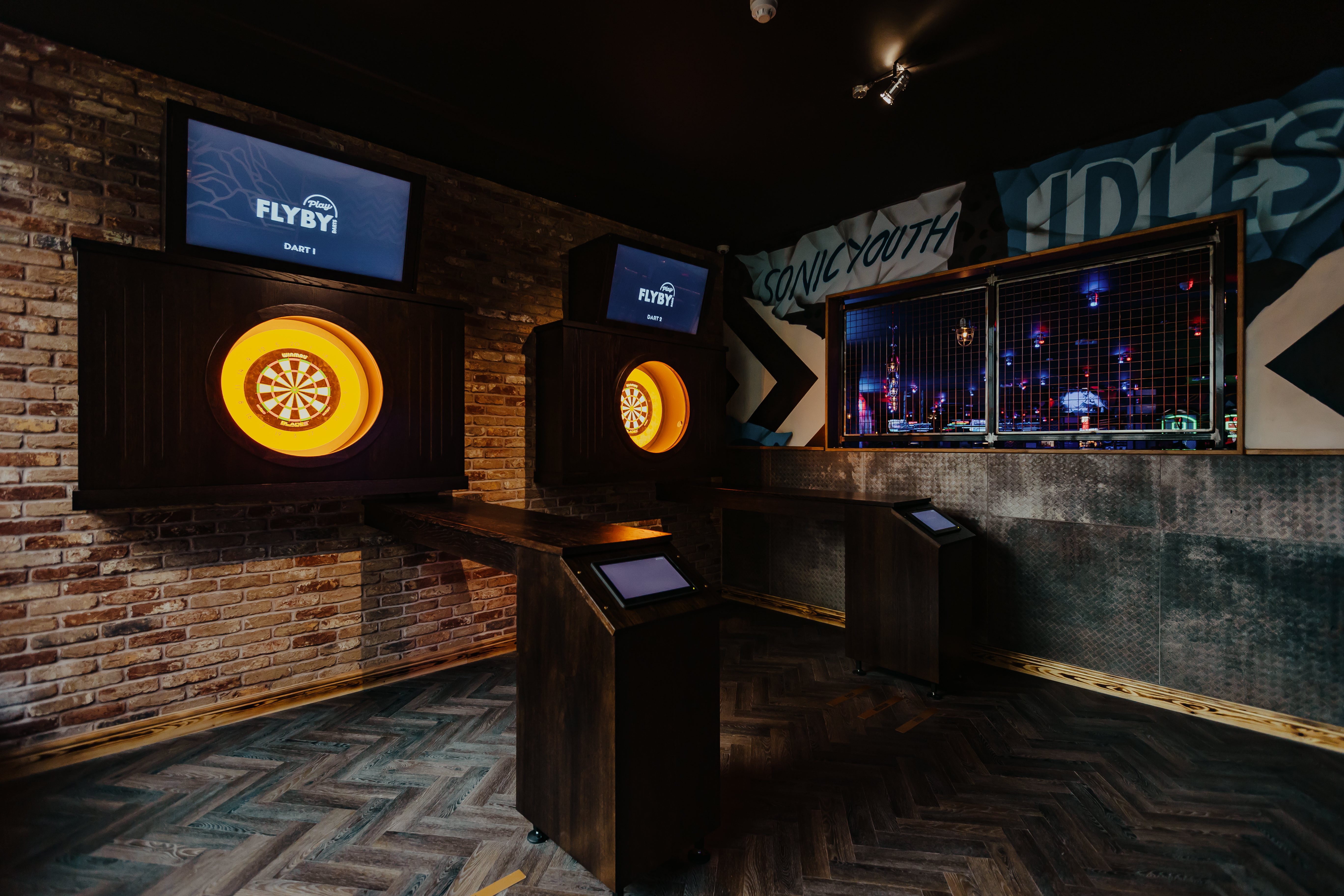 Modern event space at Roxy Lanes Cheltenham, perfect for team-building and social gatherings.