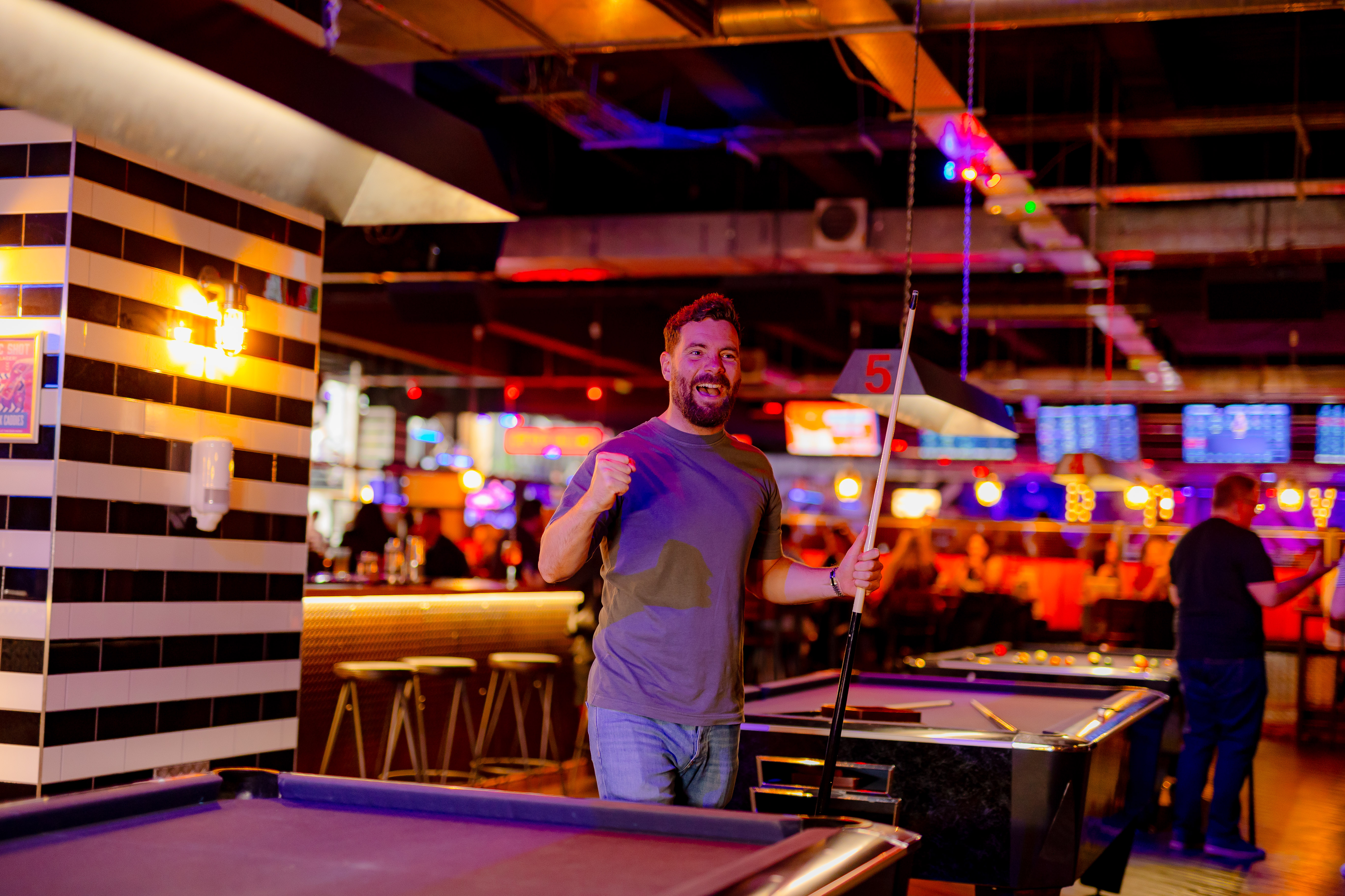Pool area at Roxy Ball Room Manchester for corporate teambuilding and networking events.