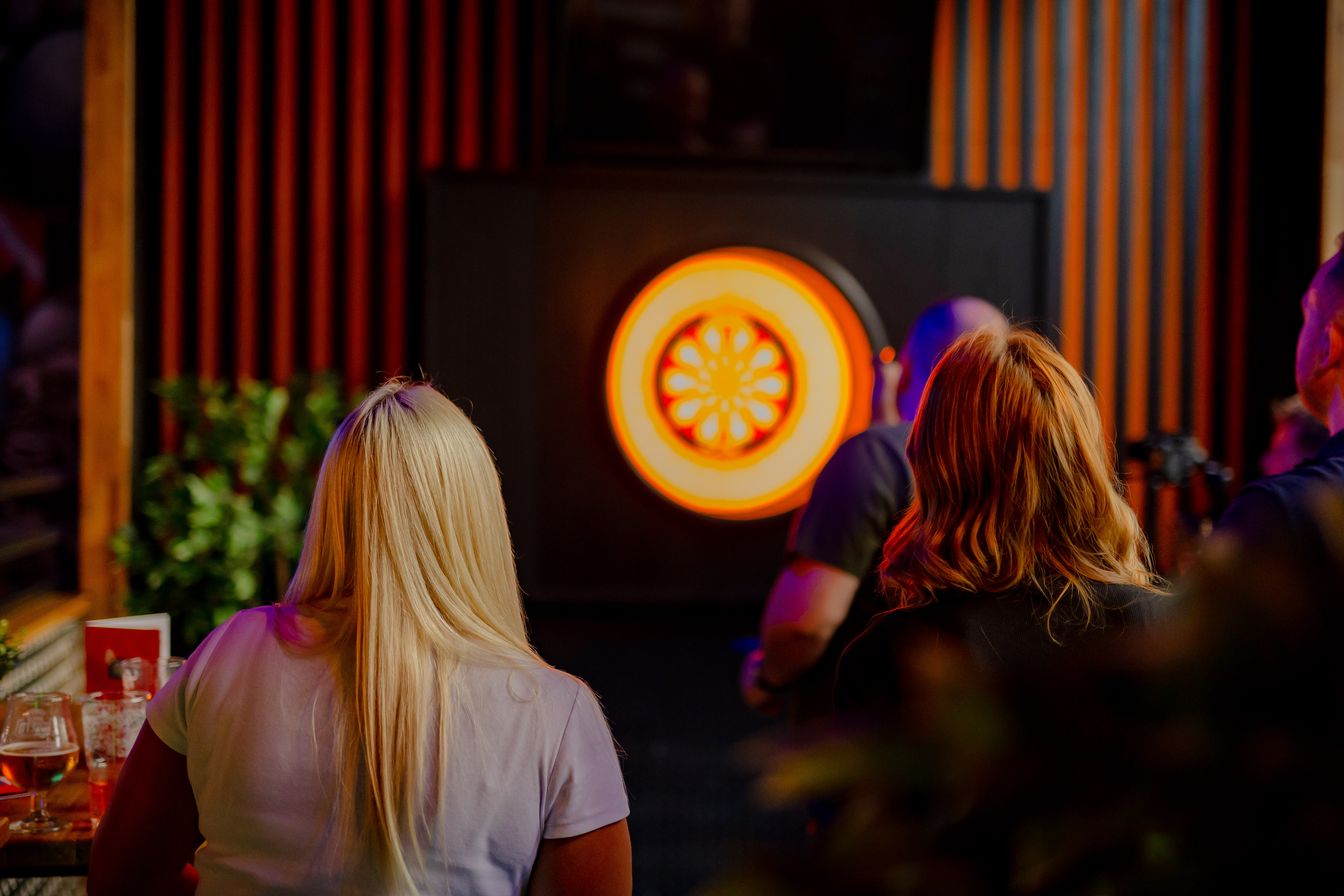 Digital darts at Roxy Ball Room Manchester for corporate team building and networking events.