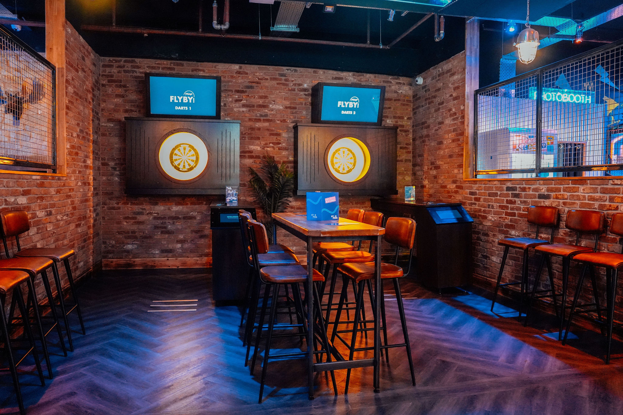 Interactive digital darts at Star Pins Liverpool, ideal for corporate events and team building.