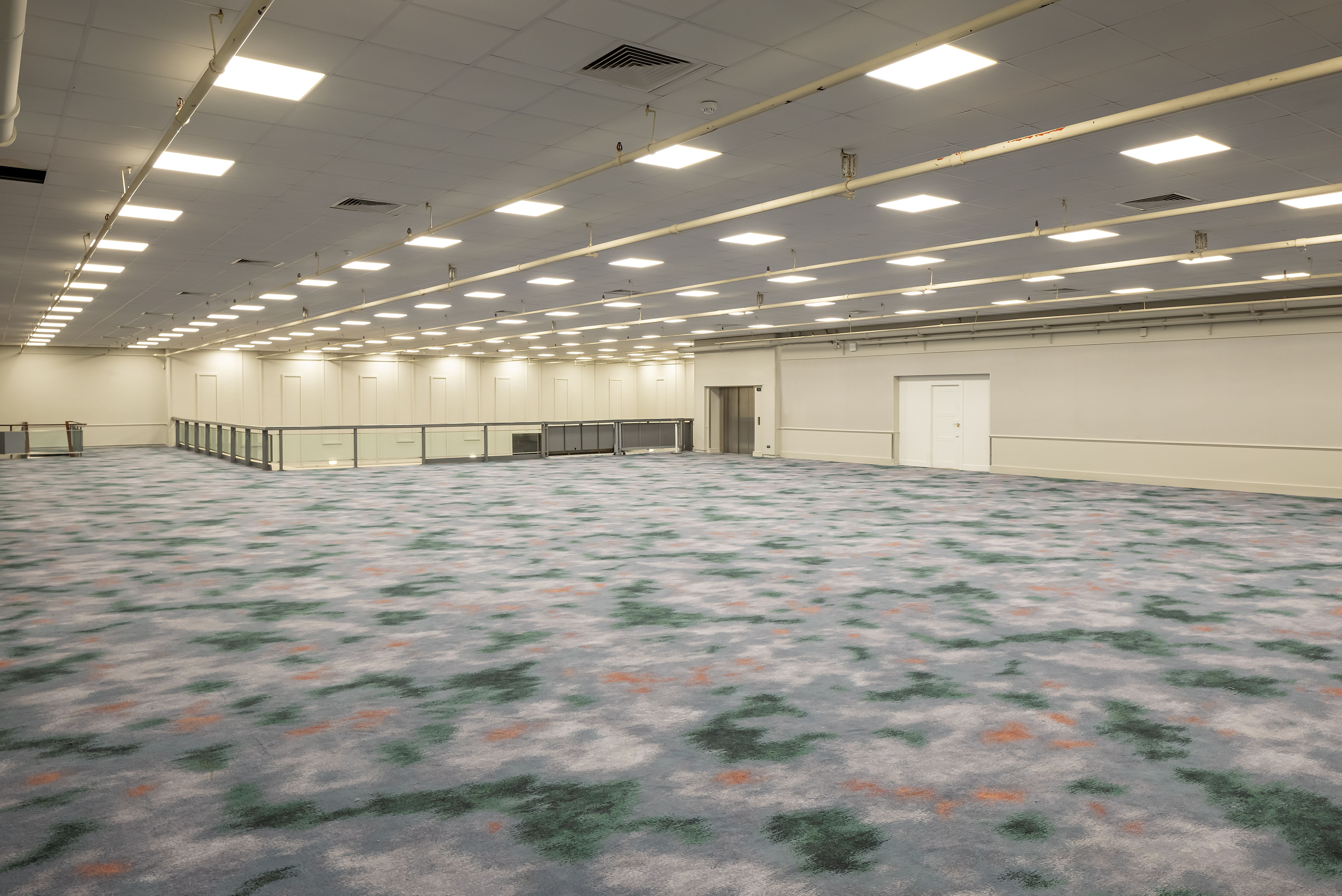 Spacious Durham Gallery venue with adaptable layout for conferences and exhibitions.