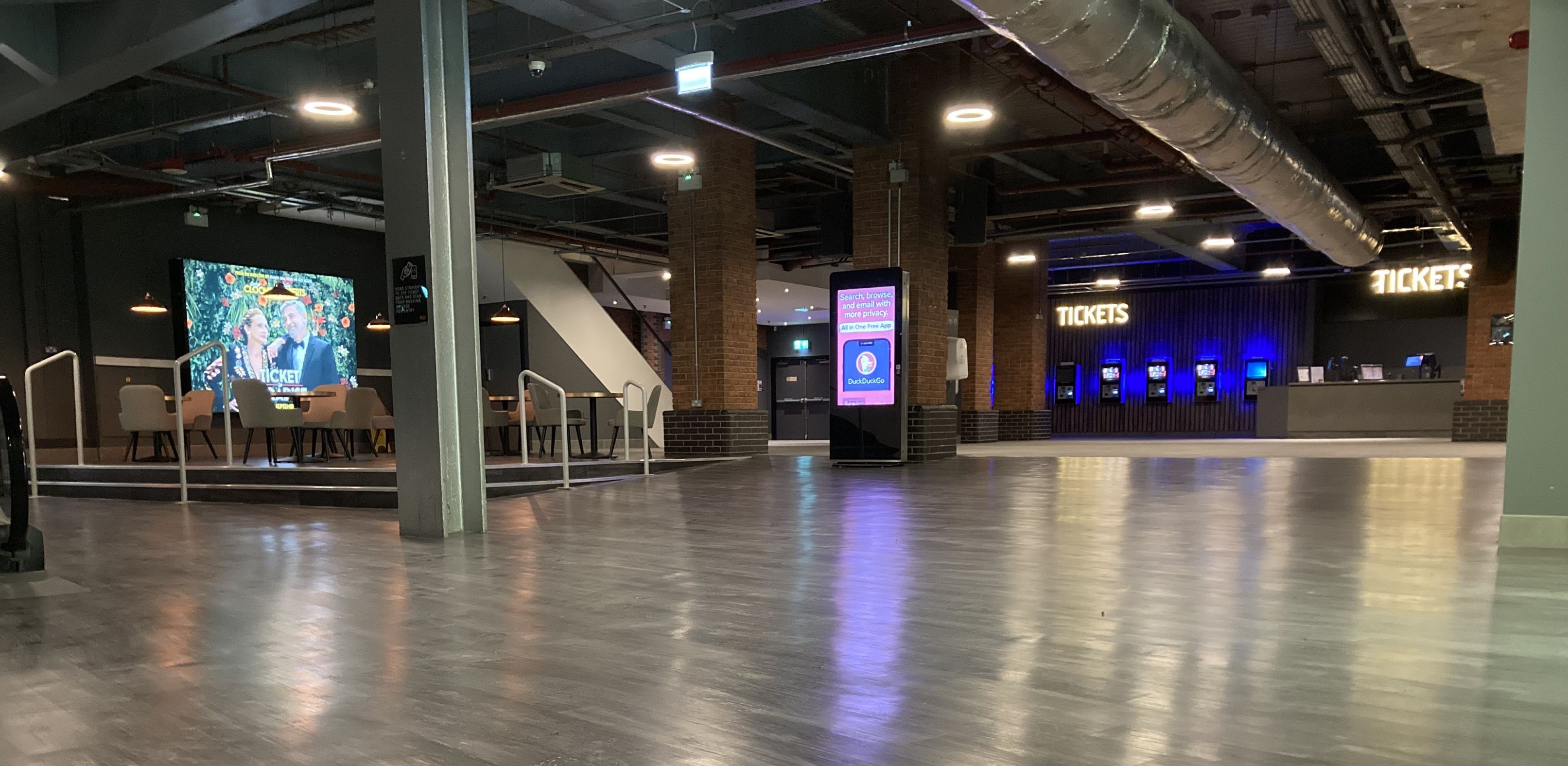 Vue Manchester event venue with modern architecture, ideal for conferences and exhibitions.