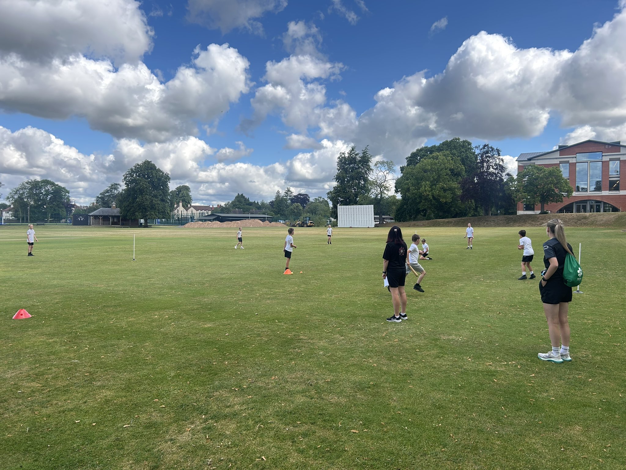 Shrewsbury School outdoor sports field for team-building events and corporate activities.